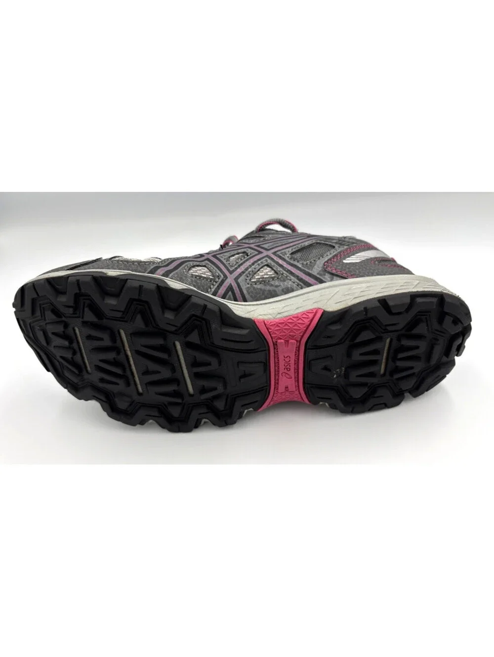 ASICS Gel Venture 6 Carbon Black Pink Peacock T7G7N Women's 7